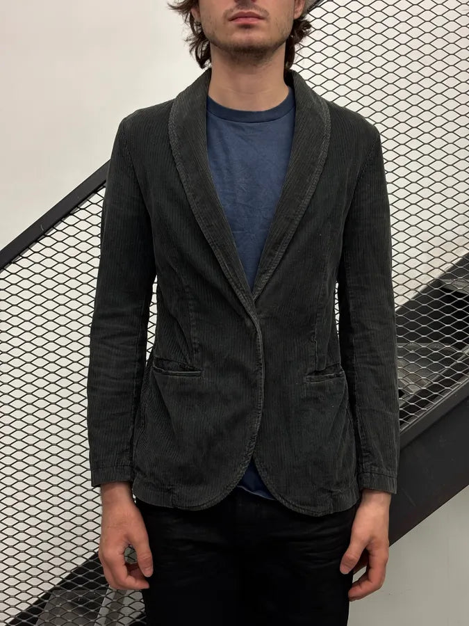 AW2004 Maison Martin Margiela Corduroy Single-Breasted Blazer Jacket TQVeDLZ 1