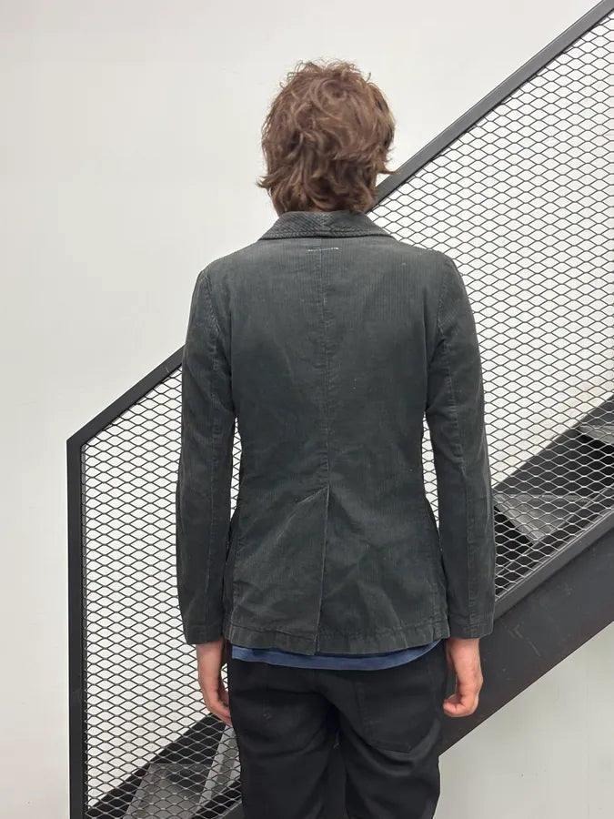 AW2004 Maison Martin Margiela Corduroy Single-Breasted Blazer Jacket TQVeDLZ 2