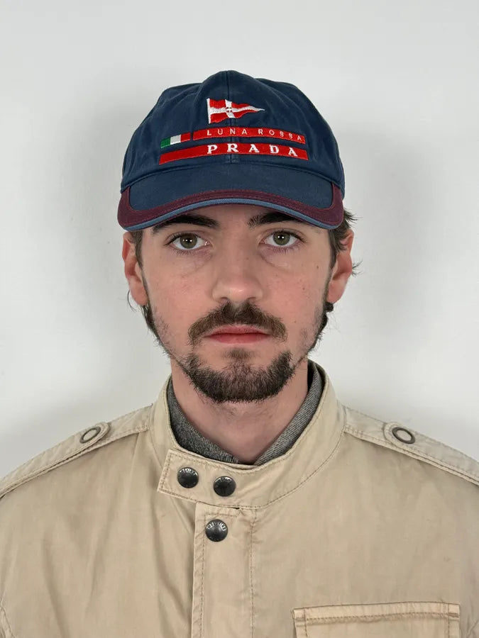 2004 Prada Luna Rossa Navy Cap LLbjJki 0
