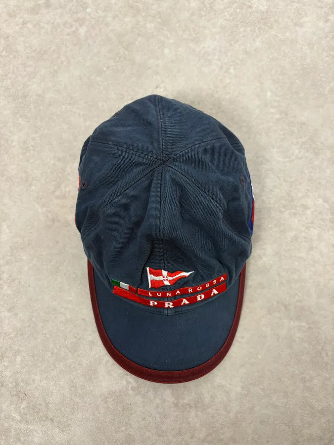 2004 Prada Luna Rossa Navy Cap LLbjJki 5