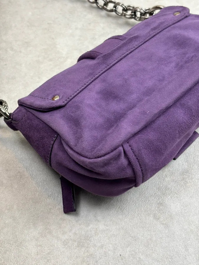 SS2004 Prada Violet Purple Multi-Pocket Handle Bag DvNKjGb 12
