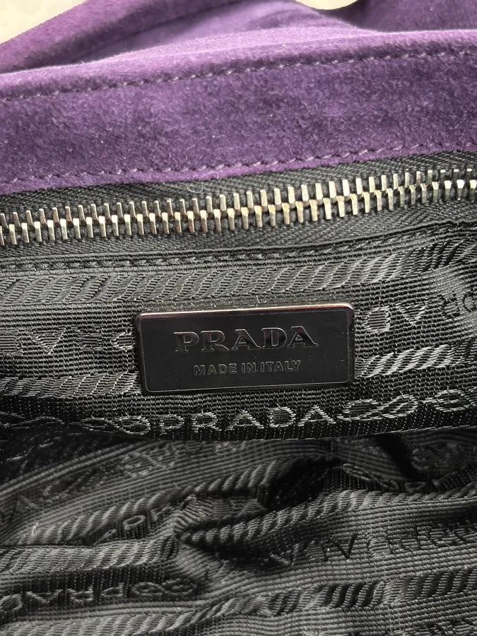 SS2004 Prada Violet Purple Multi-Pocket Handle Bag DvNKjGb 14