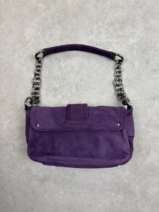 SS2004 Prada Violet Purple Multi-Pocket Handle Bag DvNKjGb 10