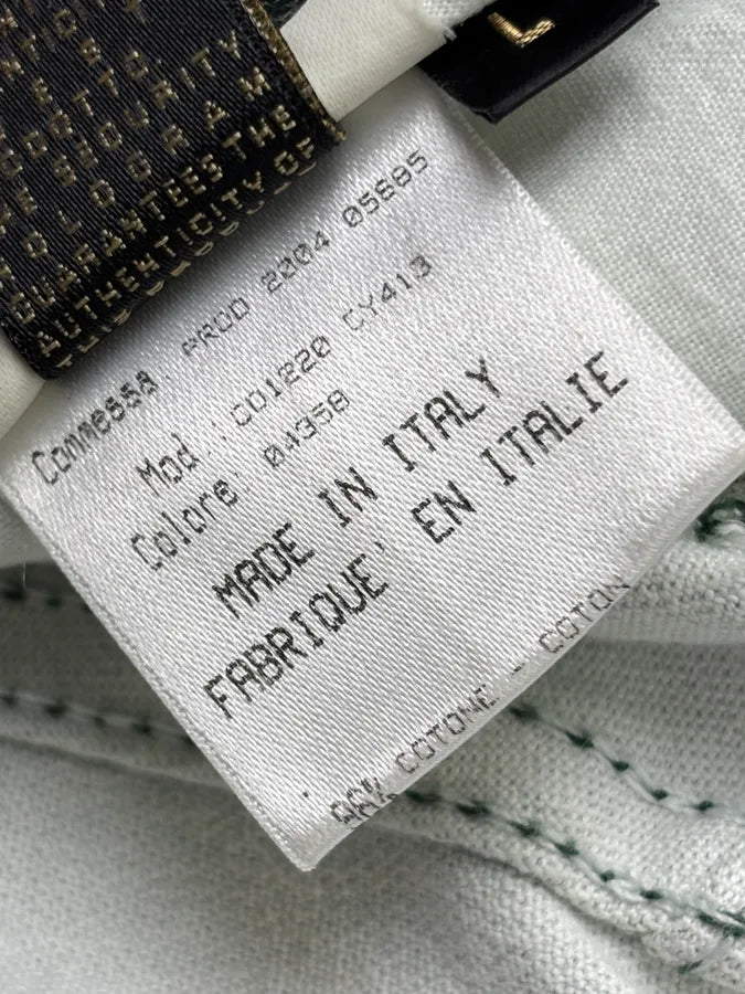 SS2004 Roberto Cavalli Green Denim Washed Jeans udfGKBj 12