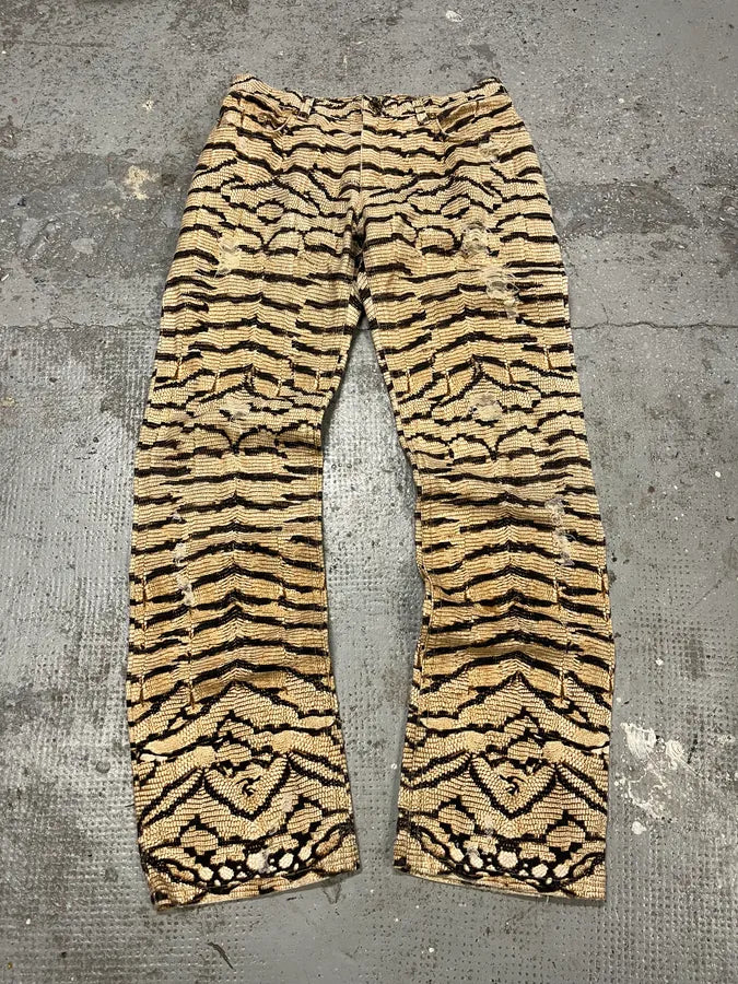 2004 Roberto Cavalli Safari Distressed Pants cxCoWtc 0