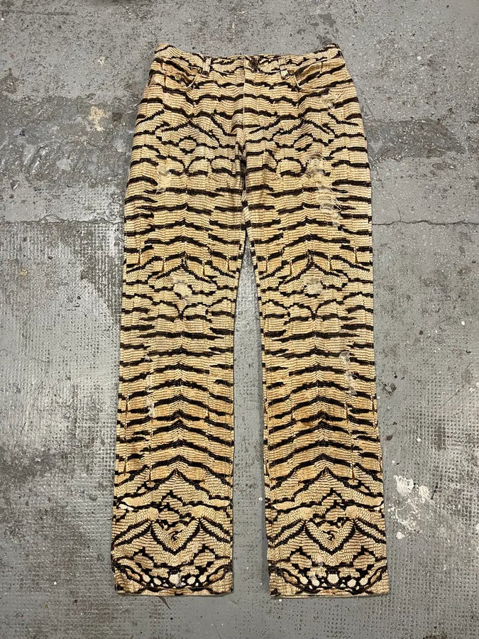 2004 Roberto Cavalli Safari Distressed Pants cxCoWtc 1