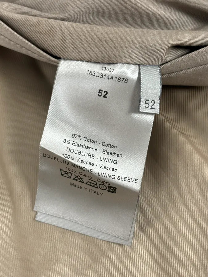 2010s Dior Beige Classy Double-Breasted Trench Coat by Kris Van Assche RwjJvdb 13