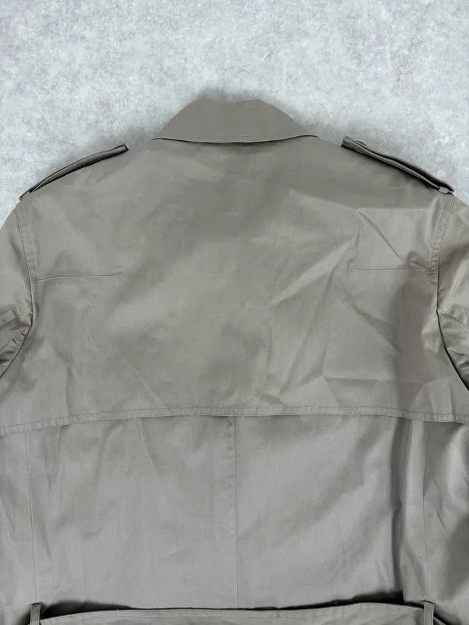 2010s Dior Beige Classy Double-Breasted Trench Coat by Kris Van Assche RwjJvdb 6