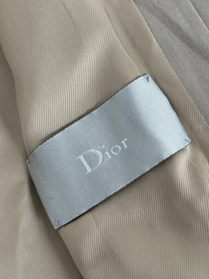 2010s Dior Beige Classy Double-Breasted Trench Coat by Kris Van Assche RwjJvdb 12