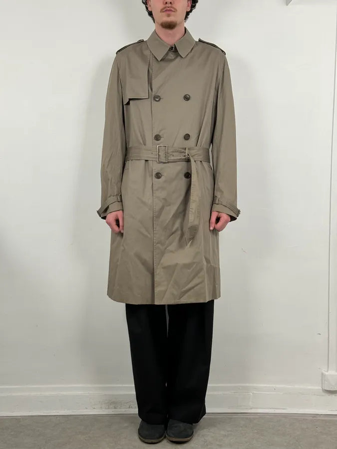 2010s Dior Beige Classy Double-Breasted Trench Coat by Kris Van Assche RwjJvdb 1
