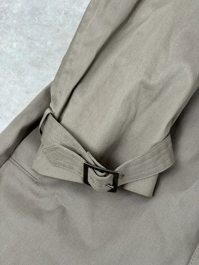 2010s Dior Beige Classy Double-Breasted Trench Coat by Kris Van Assche RwjJvdb 10