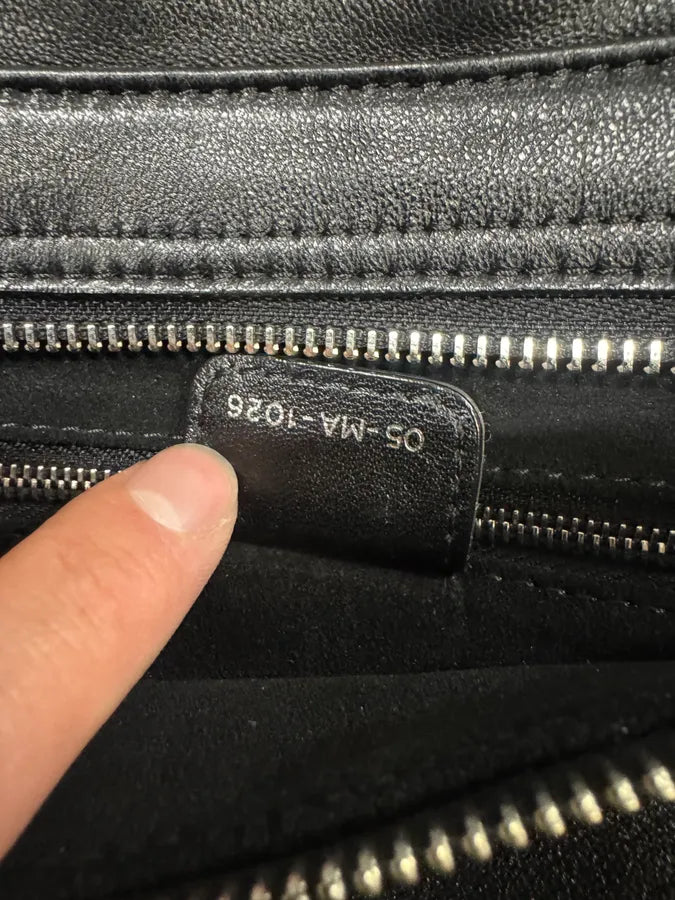 2006 Christian Dior Metal Gaucho Black Leather Shoulder Bag iwdntOr 10