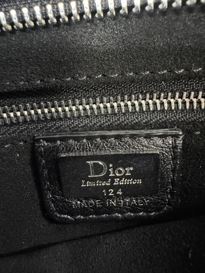 2006 Christian Dior Metal Gaucho Black Leather Shoulder Bag iwdntOr 11