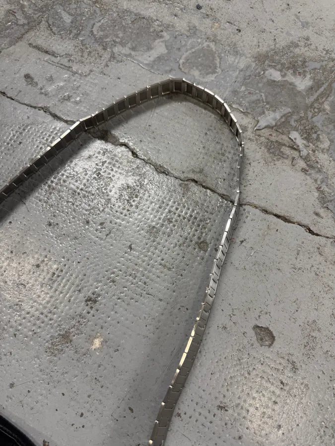 2006 Christian Dior Metal Gaucho Black Leather Shoulder Bag iwdntOr 5