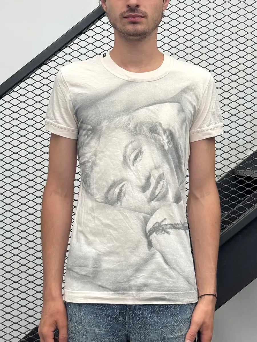 2006 Dolce & Gabbana Marilyn Monroe White T-Shirt kGWXDJo 1