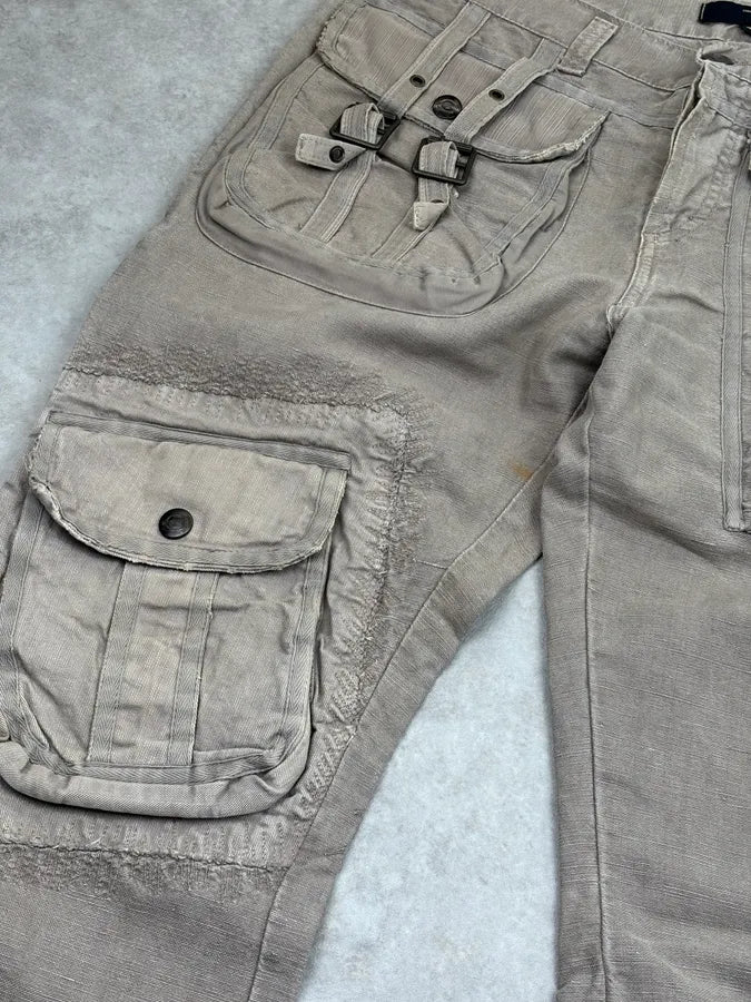 AW2006 Cavalli Beige Cargo Gun Pants diSBkqr 9