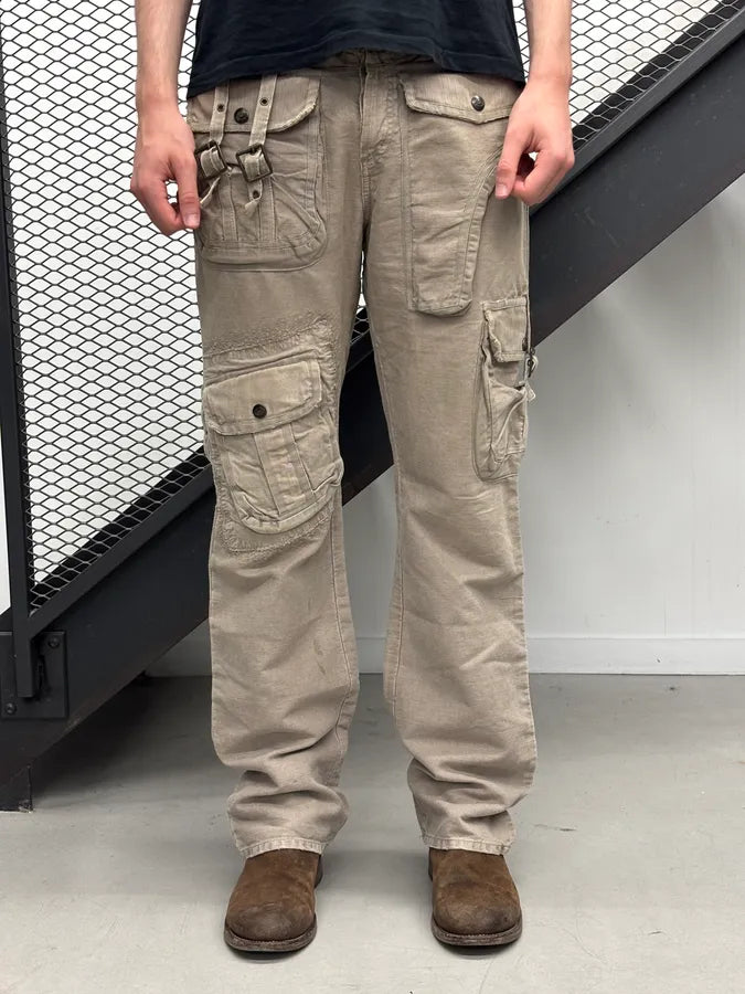 AW2006 Cavalli Beige Cargo Gun Pants diSBkqr 1