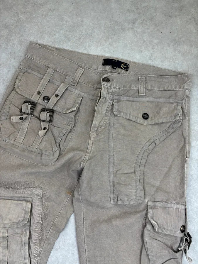 AW2006 Cavalli Beige Cargo Gun Pants diSBkqr 4