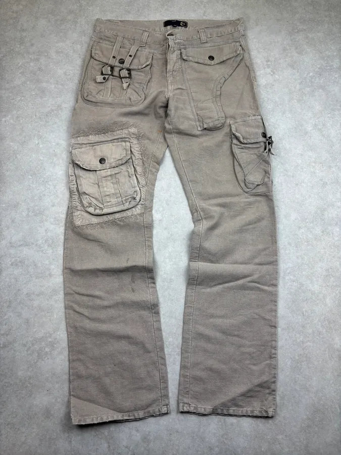 AW2006 Cavalli Beige Cargo Gun Pants diSBkqr 0