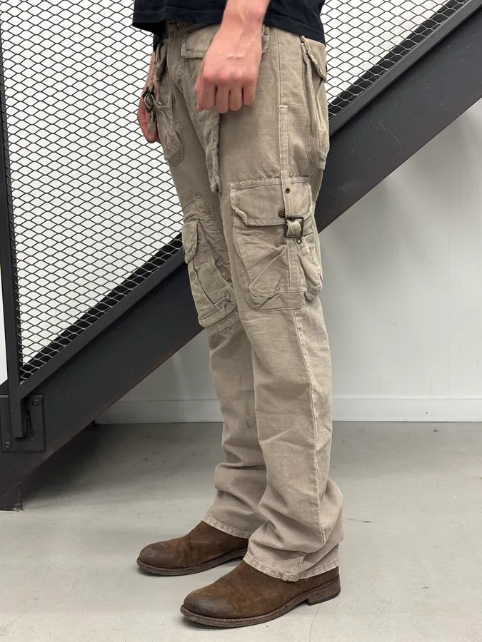 AW2006 Cavalli Beige Cargo Gun Pants diSBkqr 2