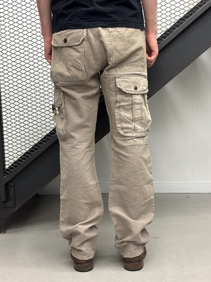 AW2006 Cavalli Beige Cargo Gun Pants diSBkqr 3