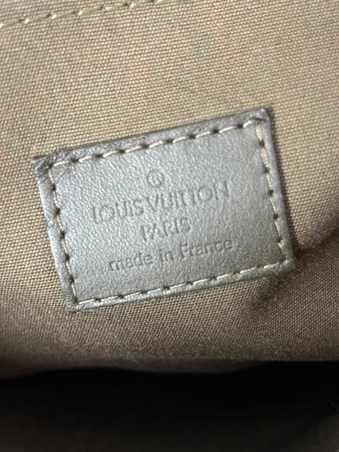 AW2006 Louis Vuitton Khaki Green Monogram Lin Tote Bag  auyvQil 12