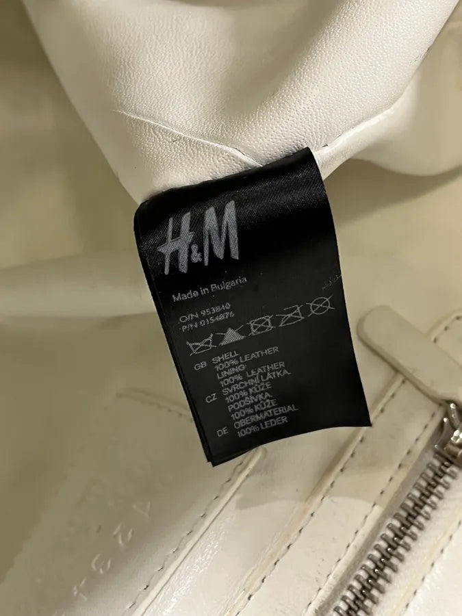 2006 Maison Margiela H&M Upside Brown Leather Shoulder Bag PgJTfvw 10