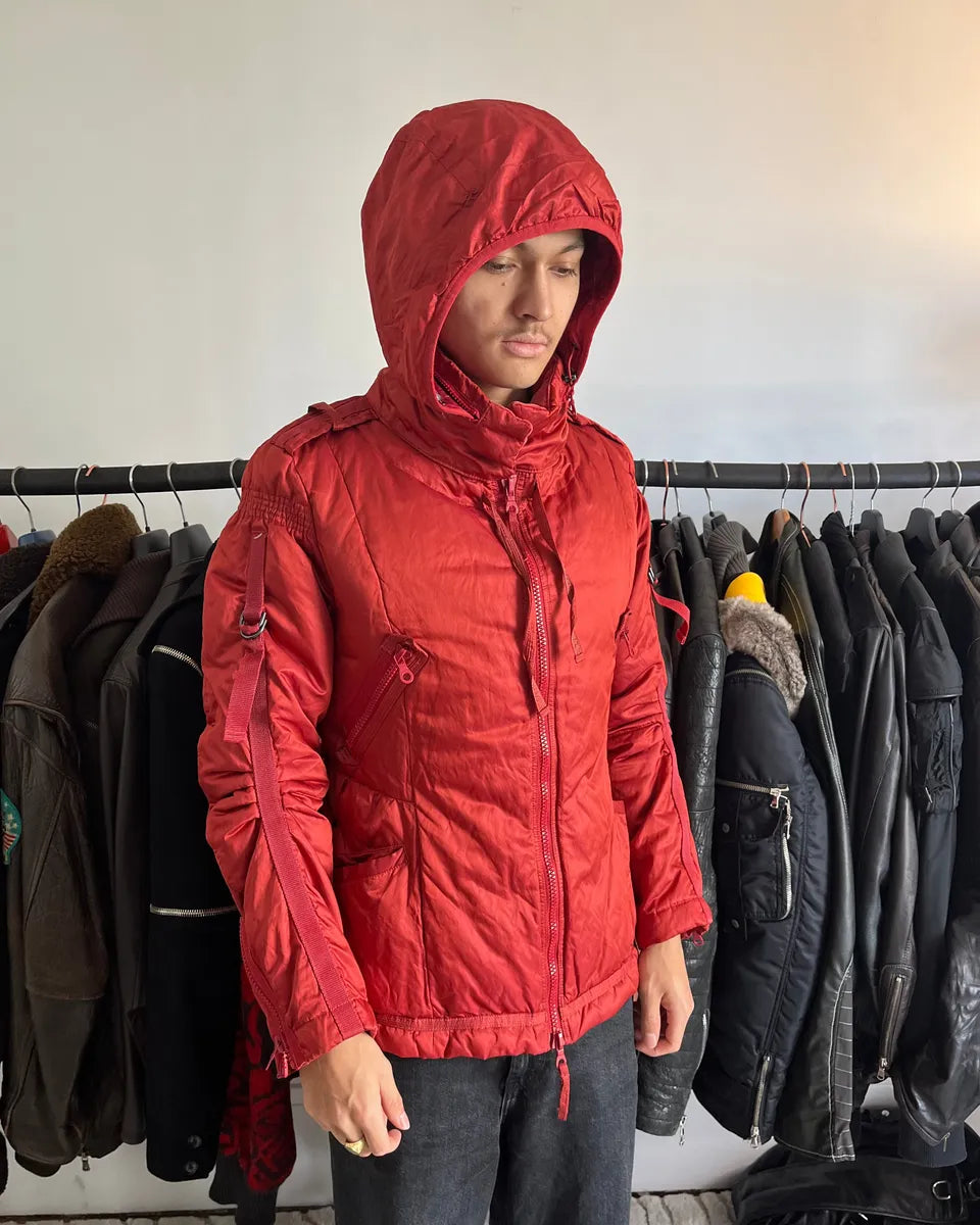 2006 Marithe Francois Girbaud Savage Bondage Red Puffer WoflTUp 1