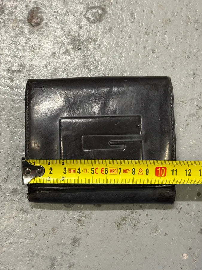 2007 Gucci Black Bifold Logo Leather Wallet NORzuNL 8