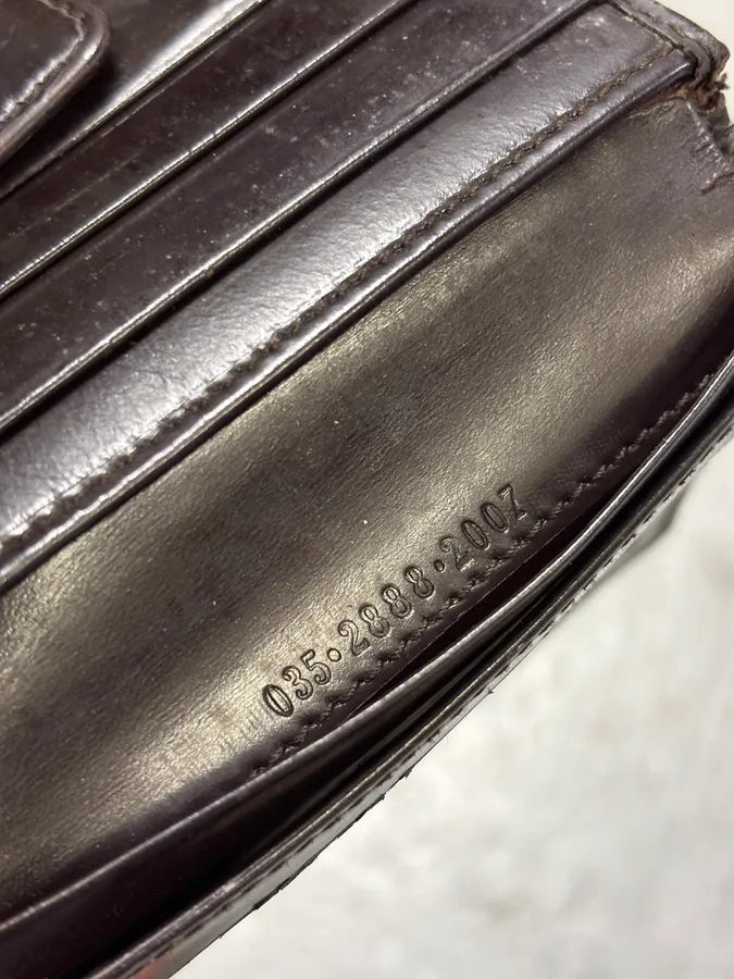 2007 Gucci Black Bifold Logo Leather Wallet NORzuNL 6