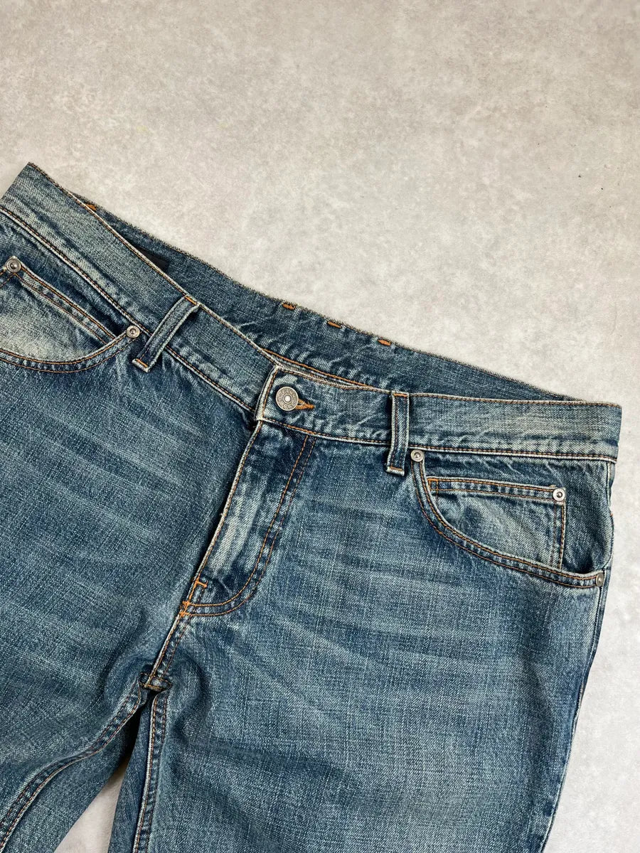 AW2007 Gucci Blue Denim Straight Jeans by Frida Giannini dibDjqn 4