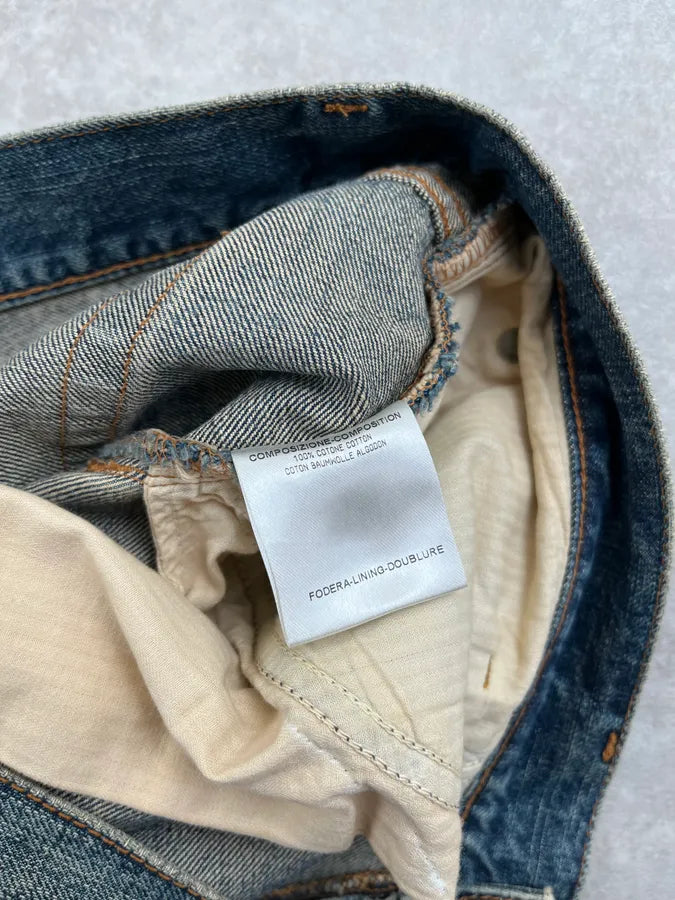 AW2007 Gucci Blue Denim Straight Jeans by Frida Giannini dibDjqn 10