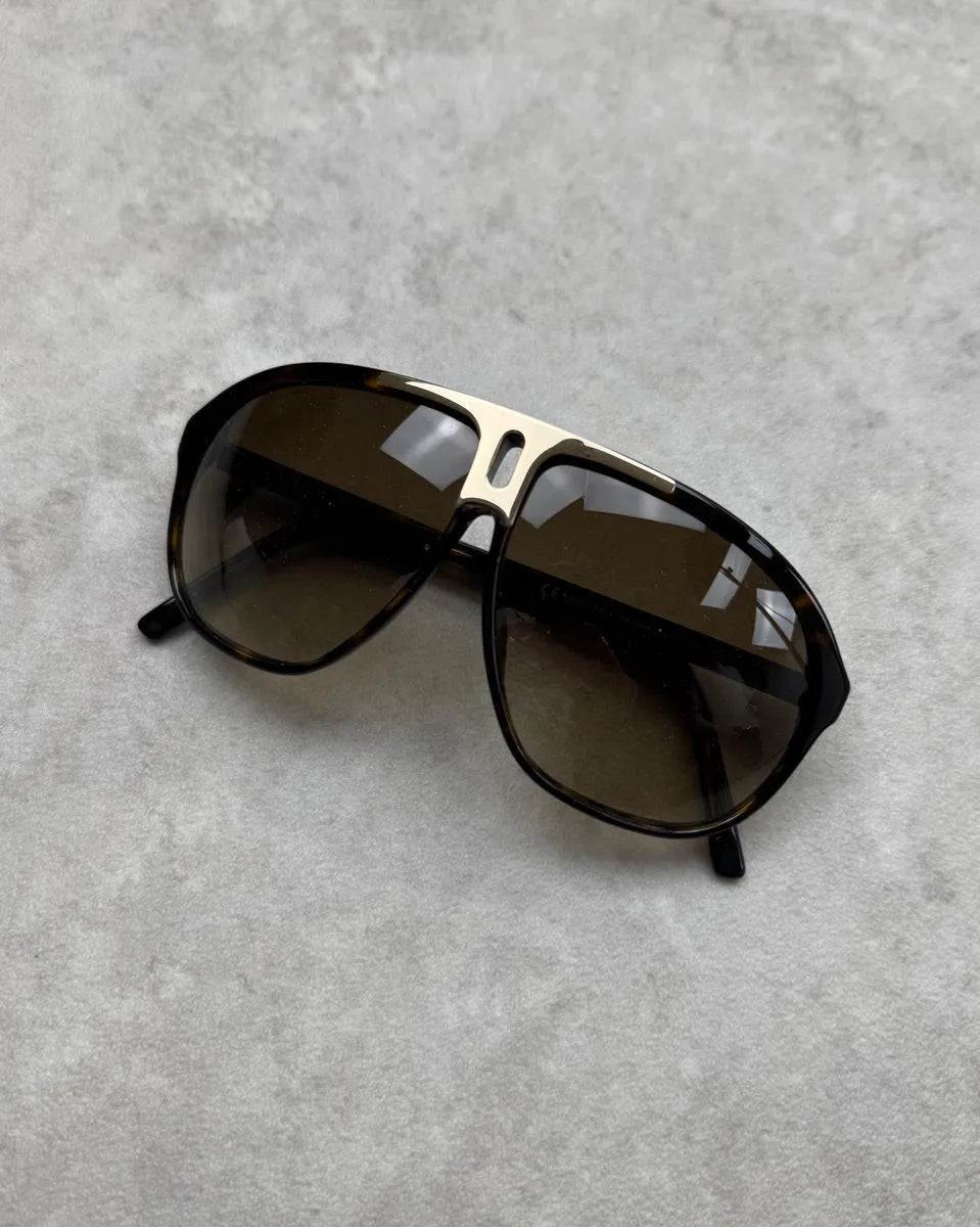 2007 Yves Saint Laurent Black Acetate Mask Sunglasses MBneyhX 3