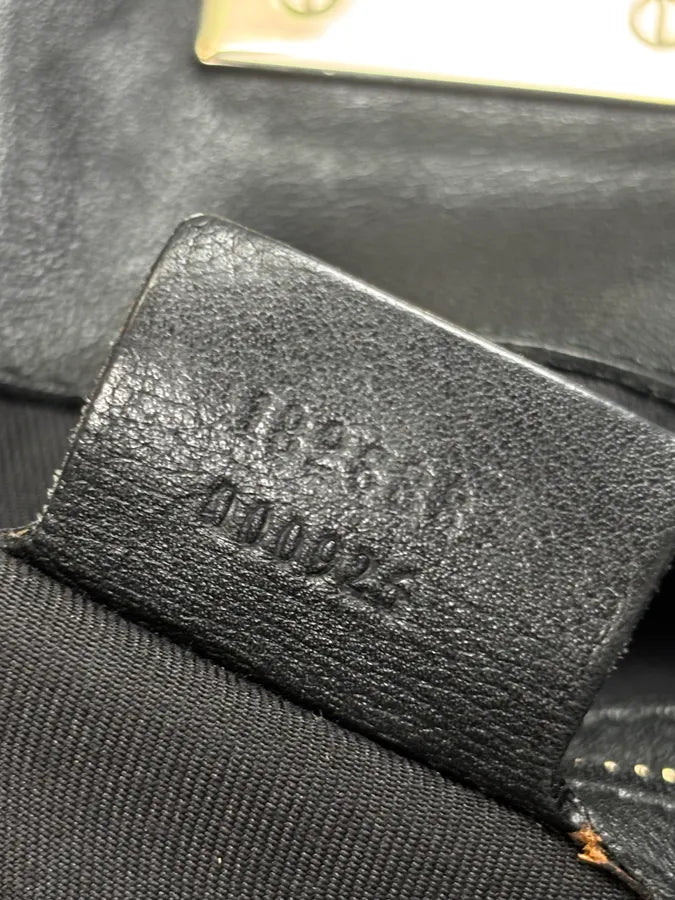 2008 Gucci Black Canvas Bamboo Handle Bag by Frida Giannini RCBYSRE 14
