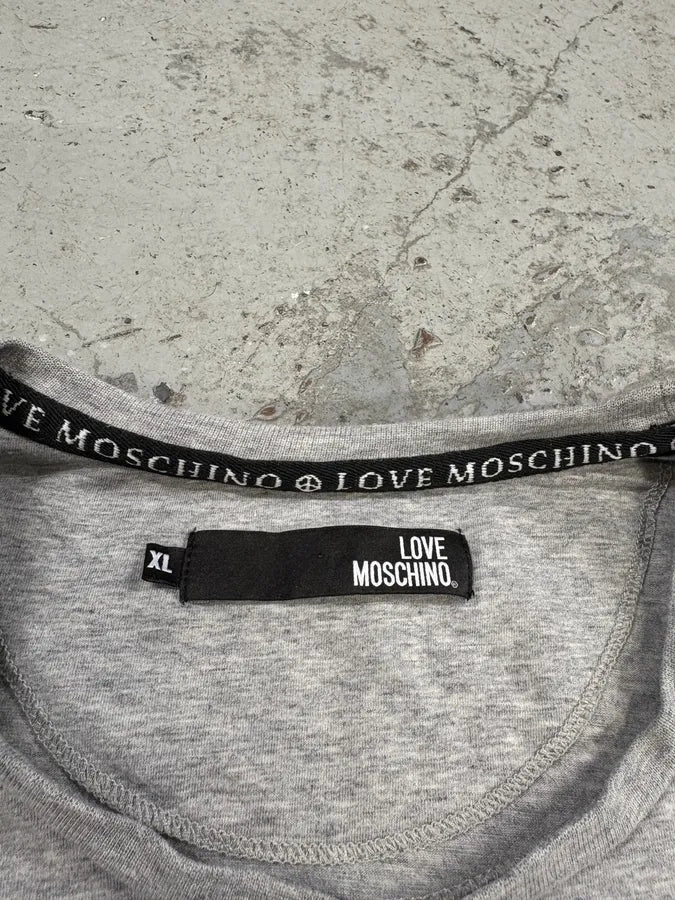 2008 Love Moschino Grey Peace Tee-shirt GdbEewc 7