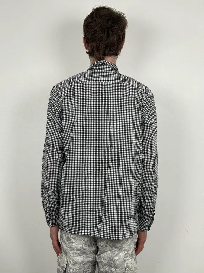 SS2008 Prada Black White Checkered Shirt NnxglVG 1