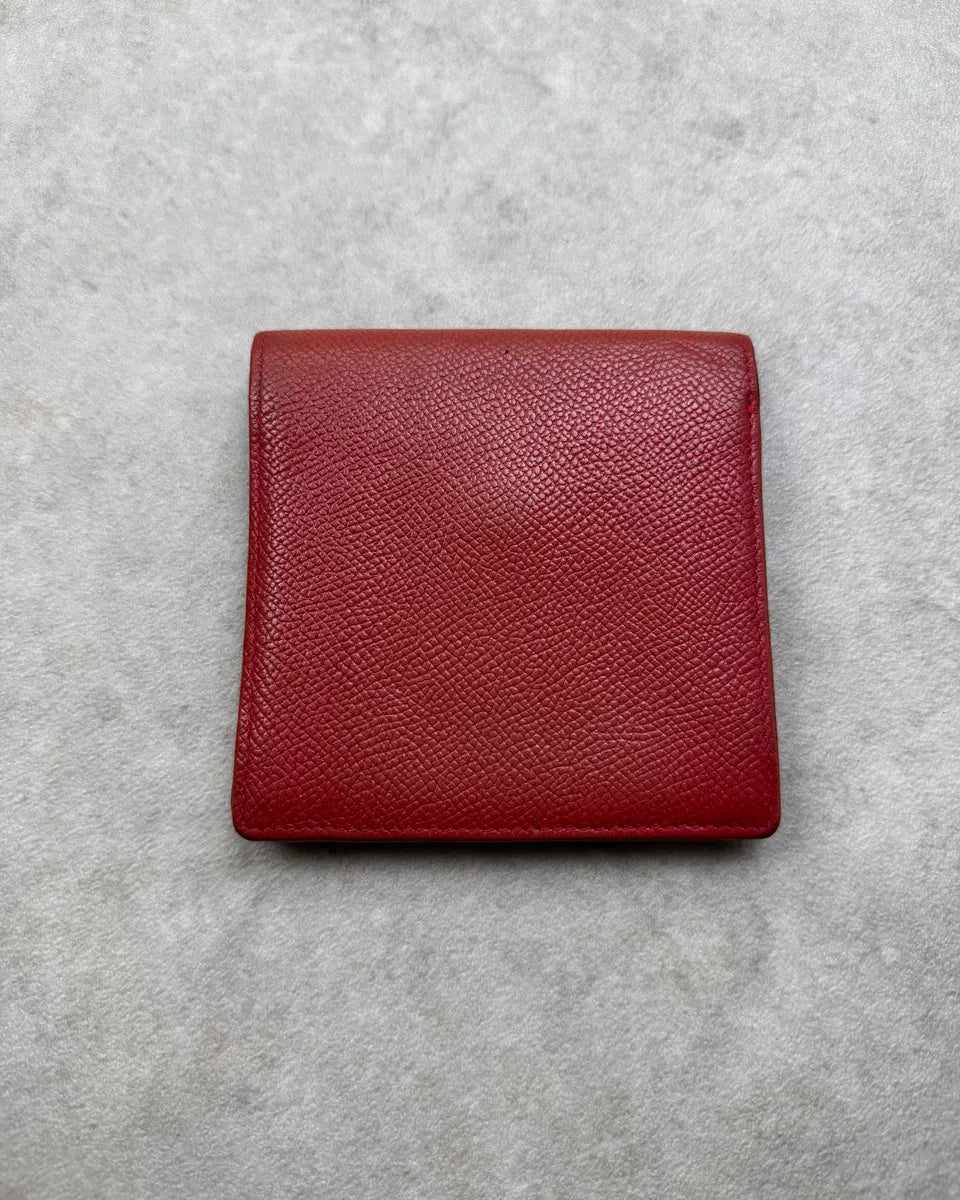 2008 Yves Saint Laurent Red Leather Studded Wallet NzKQKKI 4