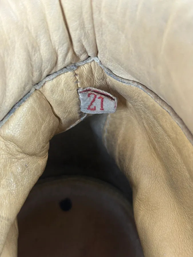 2009 Carol Christian Poell Cream Kangaroo Leather High Boots ejwyuPp 12