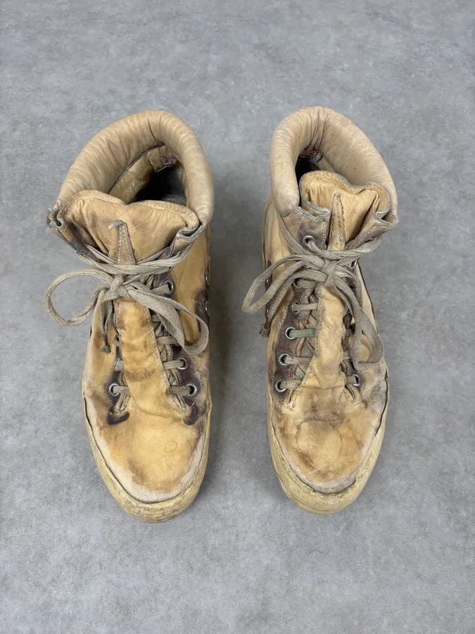 2009 Carol Christian Poell Cream Kangaroo Leather High Boots ejwyuPp 5