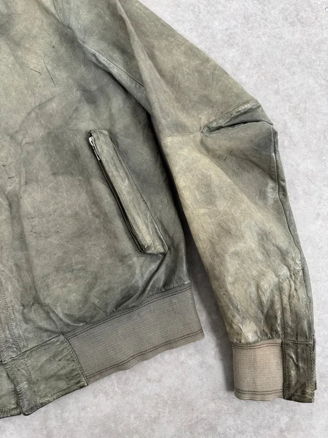 2009 Carol Christian Poell Raw Beige Leather Jacket ecjjRkQ 7