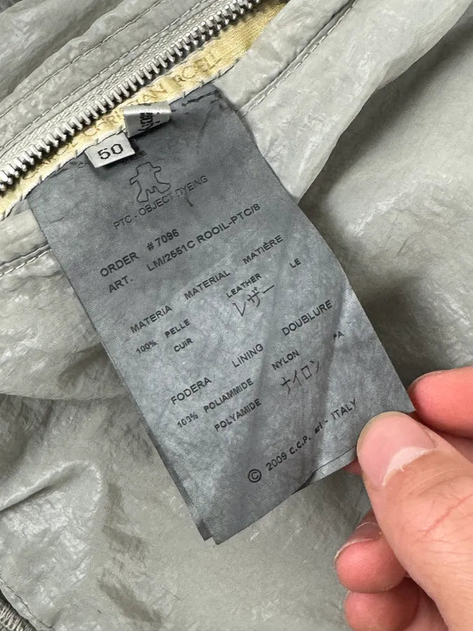 2009 Carol Christian Poell Raw Beige Leather Jacket ecjjRkQ 12