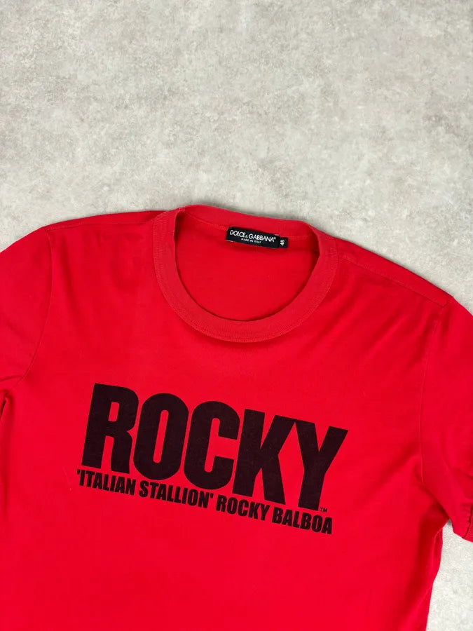 SS2009 Dolce & Gabbana Red Rocky T-Shirt rekbHkM 3