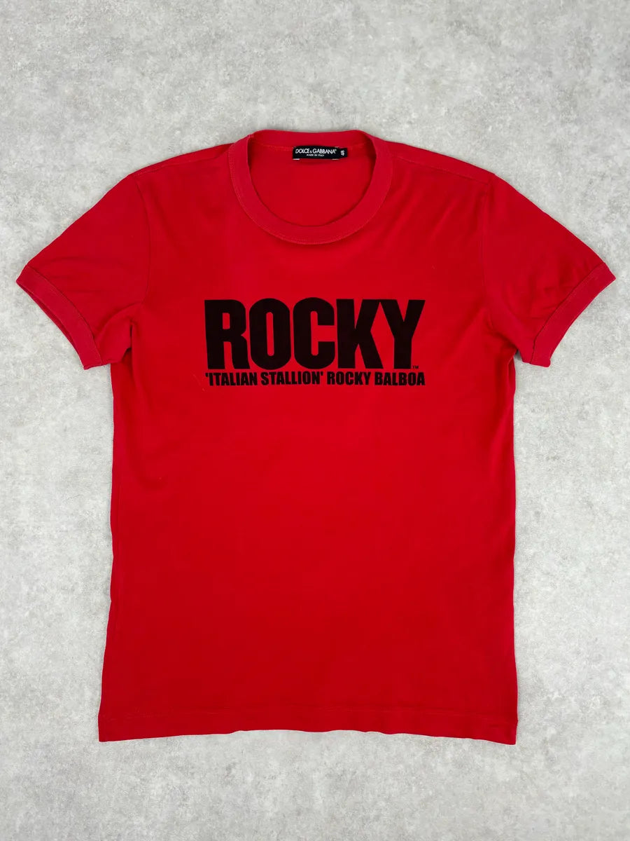 SS2009 Dolce & Gabbana Red Rocky T-Shirt rekbHkM 0