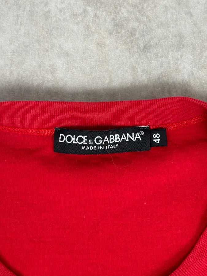 SS2009 Dolce & Gabbana Red Rocky T-Shirt rekbHkM 7