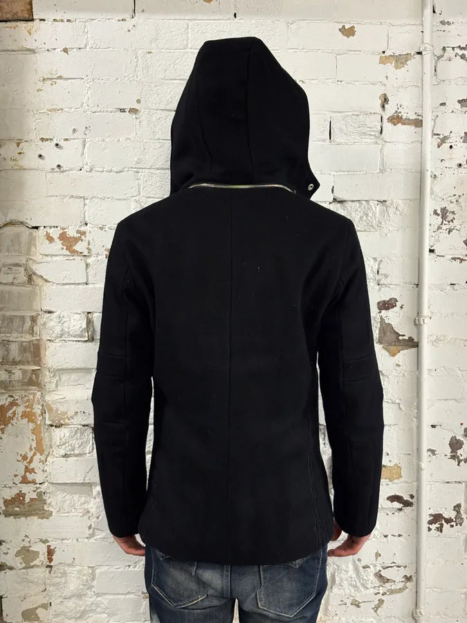 2000s Gucci Black Wool Double-Breasted Coat UXWpsiO 3