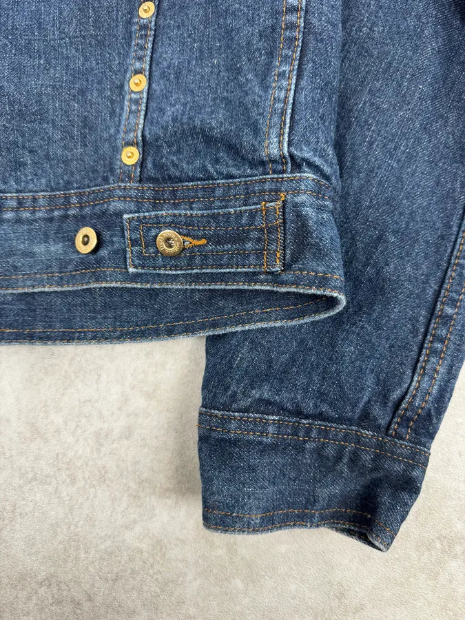 2000s Dolce & Gabbana Blue Multi Buttons Denim Jacket dPbrXJr 8