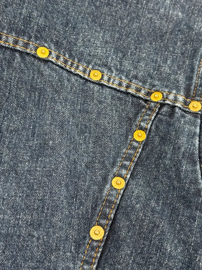 2000s Dolce & Gabbana Blue Multi Buttons Denim Jacket dPbrXJr 10