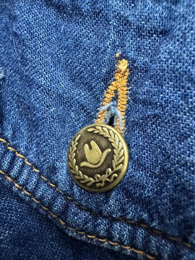 200s Moschino Denim Leopard Lining Bomber Jacket (S) 5