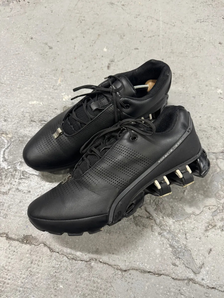 2010 Adidas x Porsche Black Leather Bounce Shoes (45eu/us11) ZrivYji 1