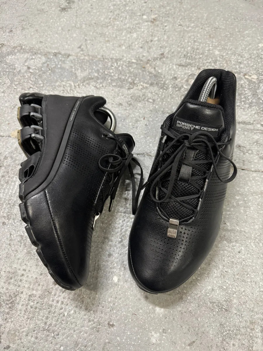 2010 Adidas x Porsche P5000 Bounce Black Leather Shoes (40eu/us7) zHgREam 5